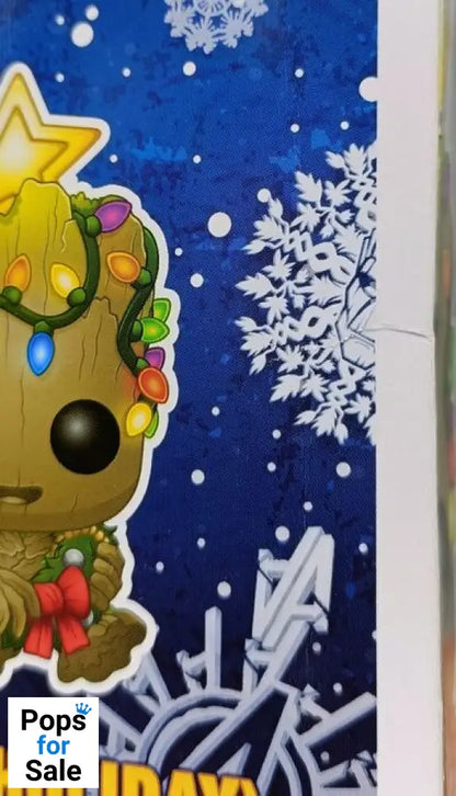 #530 Groot (Holiday) Glow Marvel Guardians Of The Galaxy Box Damaged Funko POP