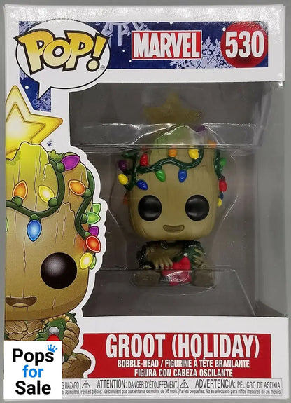 530 Groot (Holiday) Marvel Guardians of Galaxy Funko POP - Box Damaged