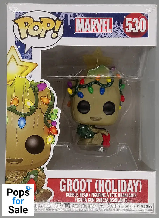 530 Groot (Holiday) Marvel Guardians of Galaxy Funko POP - Box Damaged