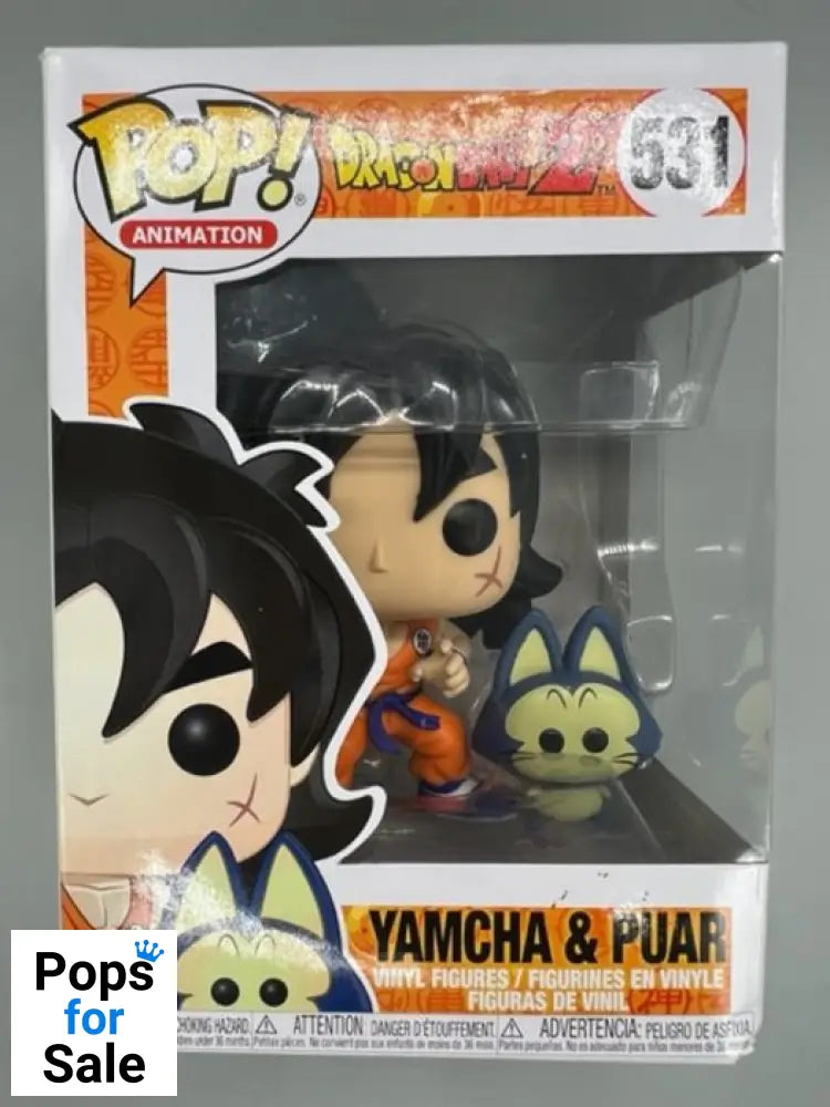 531 Yamcha & Puar - Dragon Ball Z - Box Damaged Funko POP