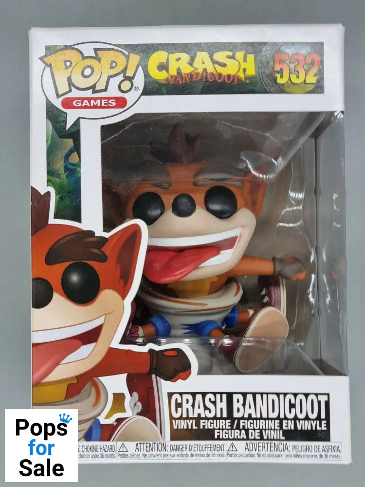 #532 Crash Bandicoot (Spinning) - Crash Bandicoot Funko POP