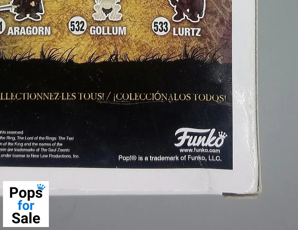 533 Lurtz - Lord of the Rings - Box Damaged Funko POP