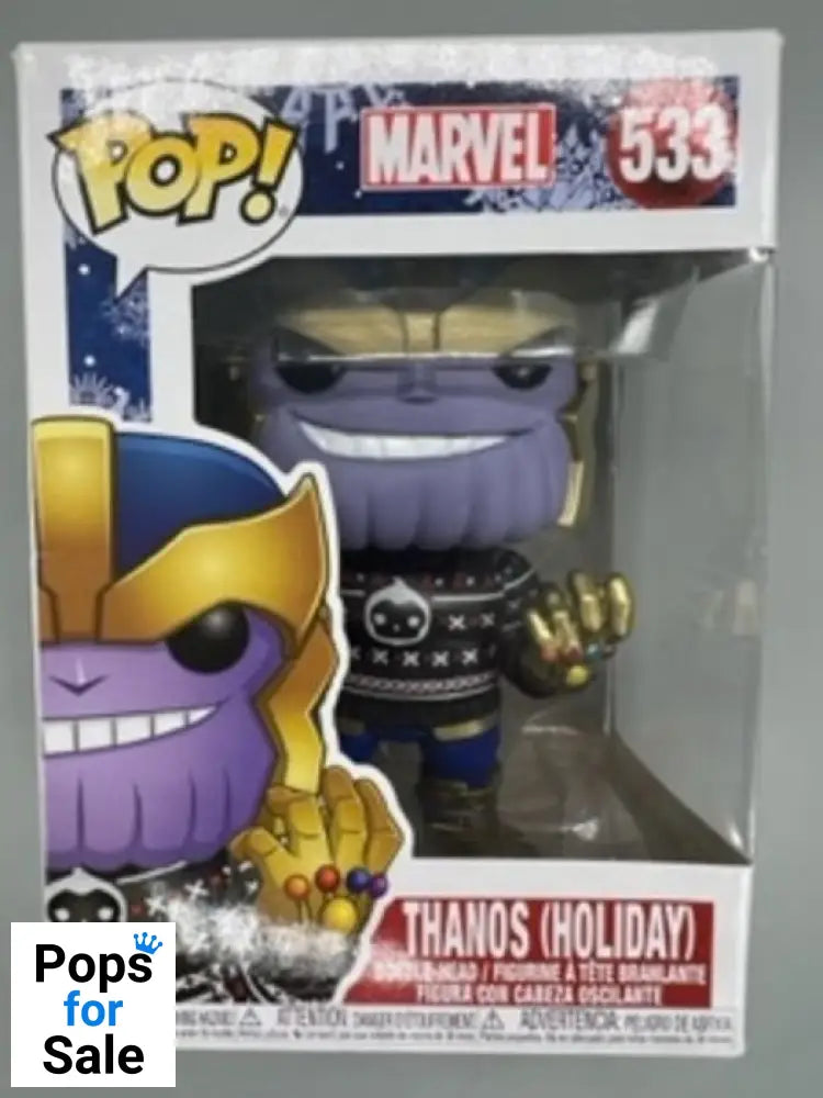 #533 Thanos (Holiday) - Marvel - Box Damaged Funko POP