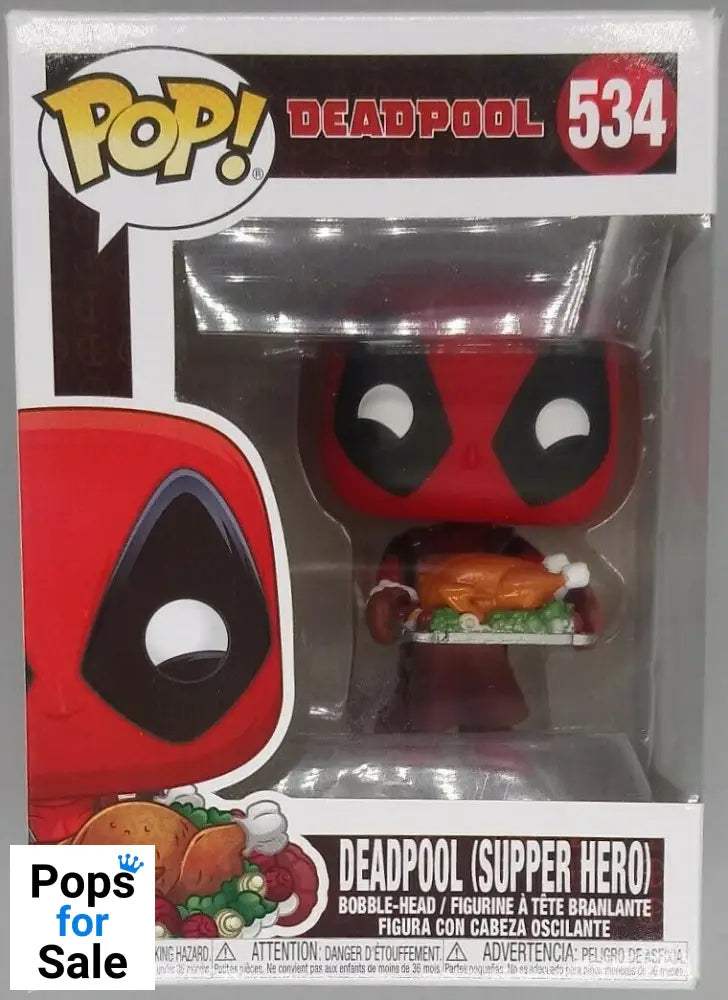 #534 Deadpool (Supper Hero) - Marvel Holidays Funko POP