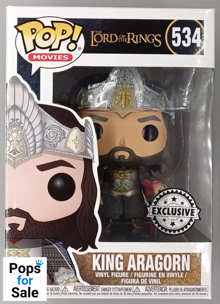 534 King Aragorn - The Lord of the Rings Funko POP