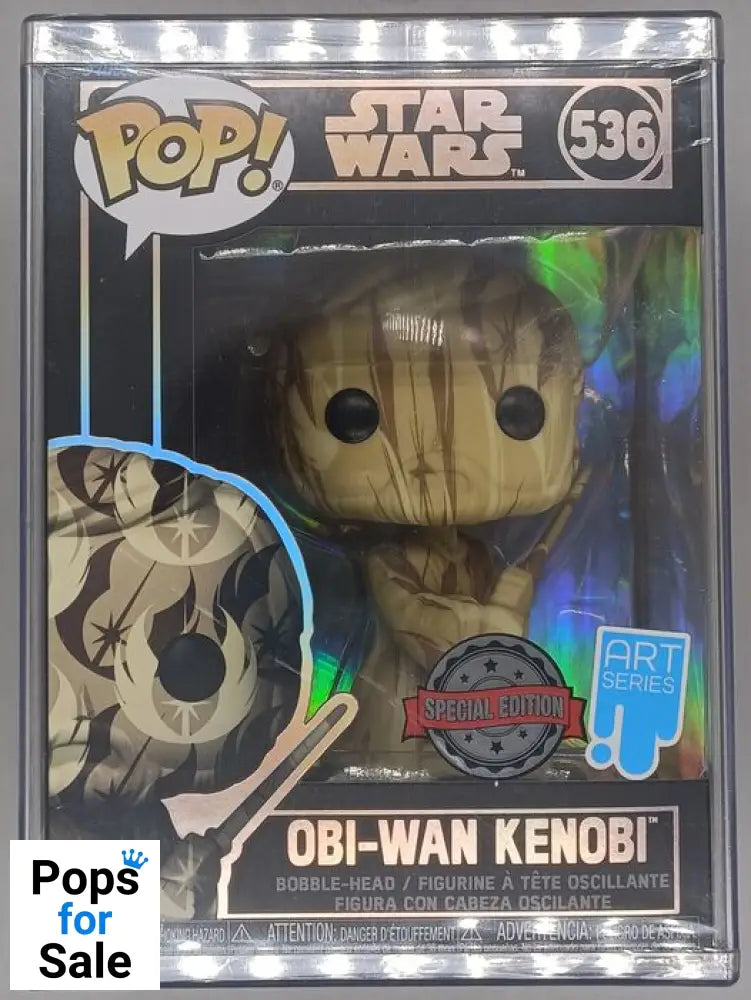 #536 Obi-Wan Kenobi (Artist) - Star Wars New Funko POP in Hard Stack