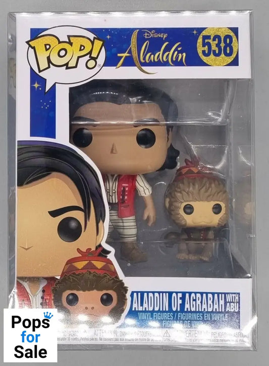 538 Aladdin of Agrabah (with Abu) - Disney Aladdin (Live) Funko POP