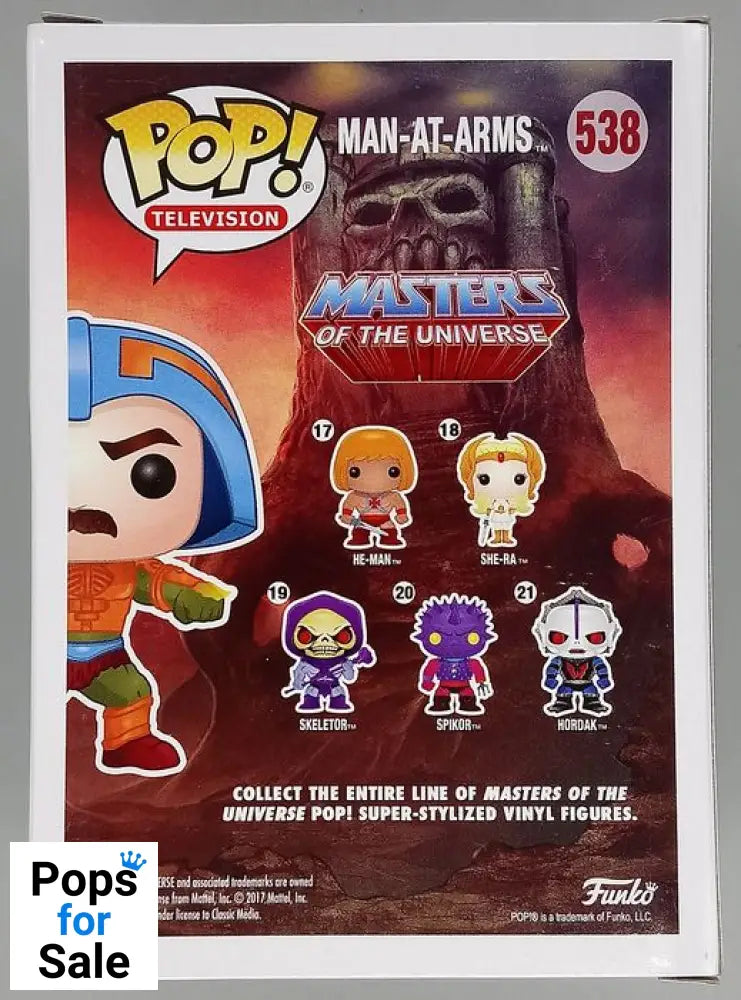 #538 Man-At-Arms - Masters of The Universe MotU Funko POP