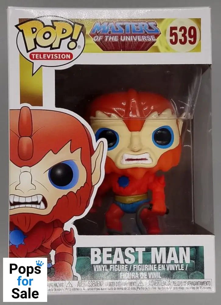 #539 Beast Man - Masters of the Universe - Box Damaged Funko POP