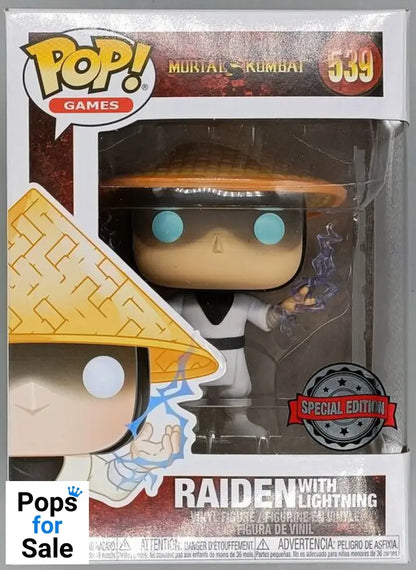 #539 Raiden (with Lightning) - Mortal Kombat - Box Damaged Funko POP