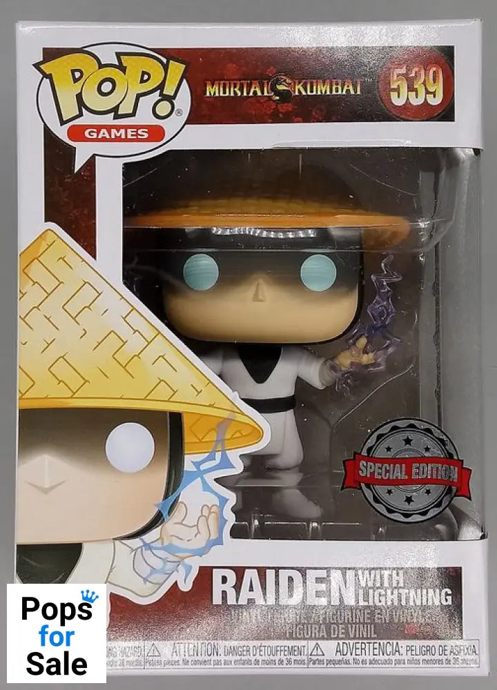 #539 Raiden (with Lightning) - Mortal Kombat Funko POP