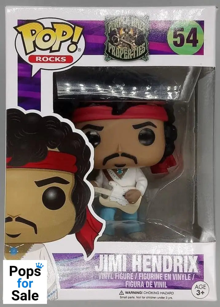 54 Jimi Hendrix (Woodstock) Funko POP - Box Damaged