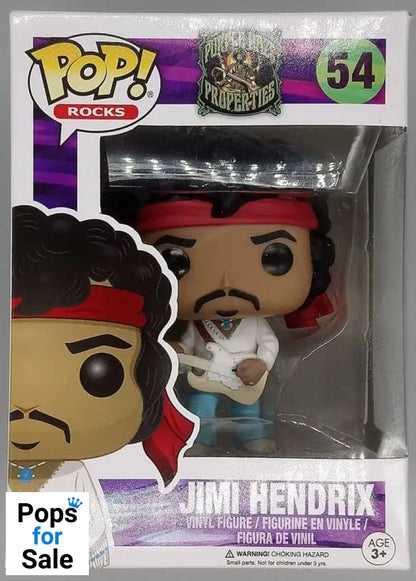 54 Jimi Hendrix (Woodstock) Funko POP - Box Damaged