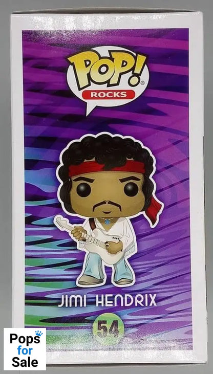54 Jimi Hendrix (Woodstock) Funko POP - Box Damaged