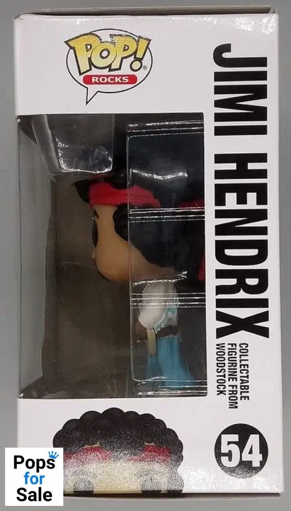 54 Jimi Hendrix (Woodstock) Funko POP - Box Damaged