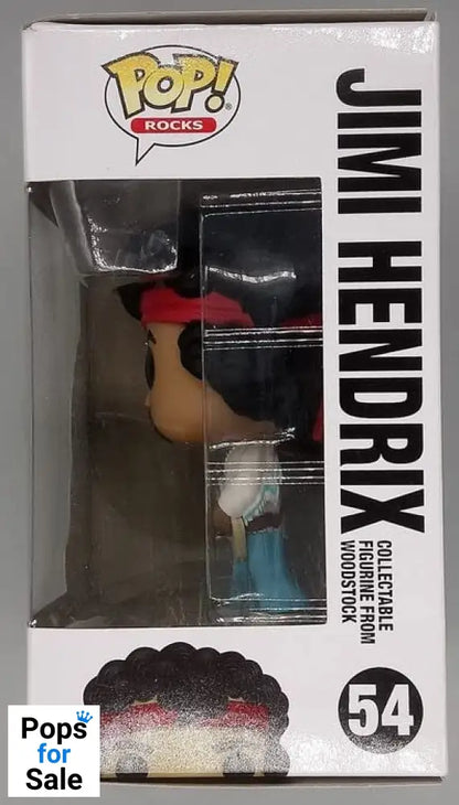 54 Jimi Hendrix (Woodstock) Funko POP - Box Damaged