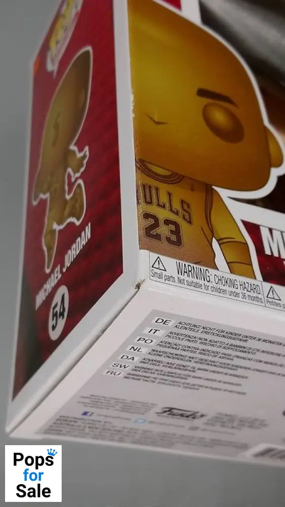 54 Michael Jordan (Slam Dunk- Bronze) NBA Chicago Funko POP - Box Damaged