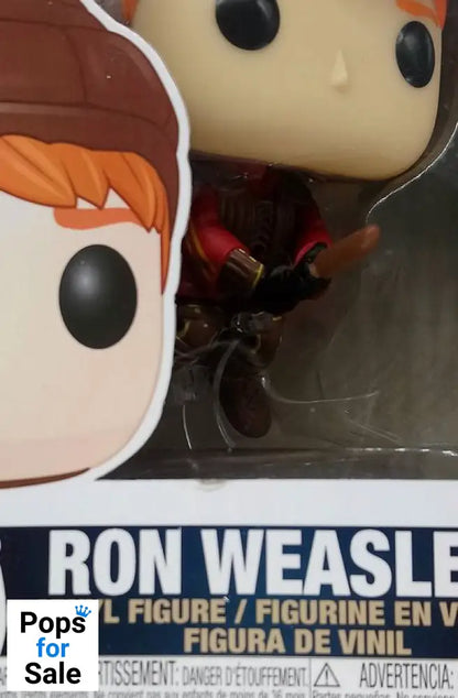 54 Ron Weasley (Broom) - Harry Potter - Box Damaged Funko POP