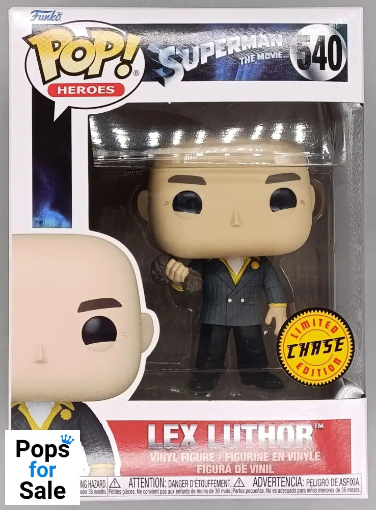 540 Lex Luthor - Chase (Bald) - DC Superman (1978) Funko POP - Brand New
