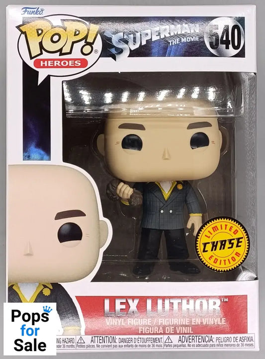 540 Lex Luthor - Chase (Bald) - DC Superman (1978) Funko POP - Brand New