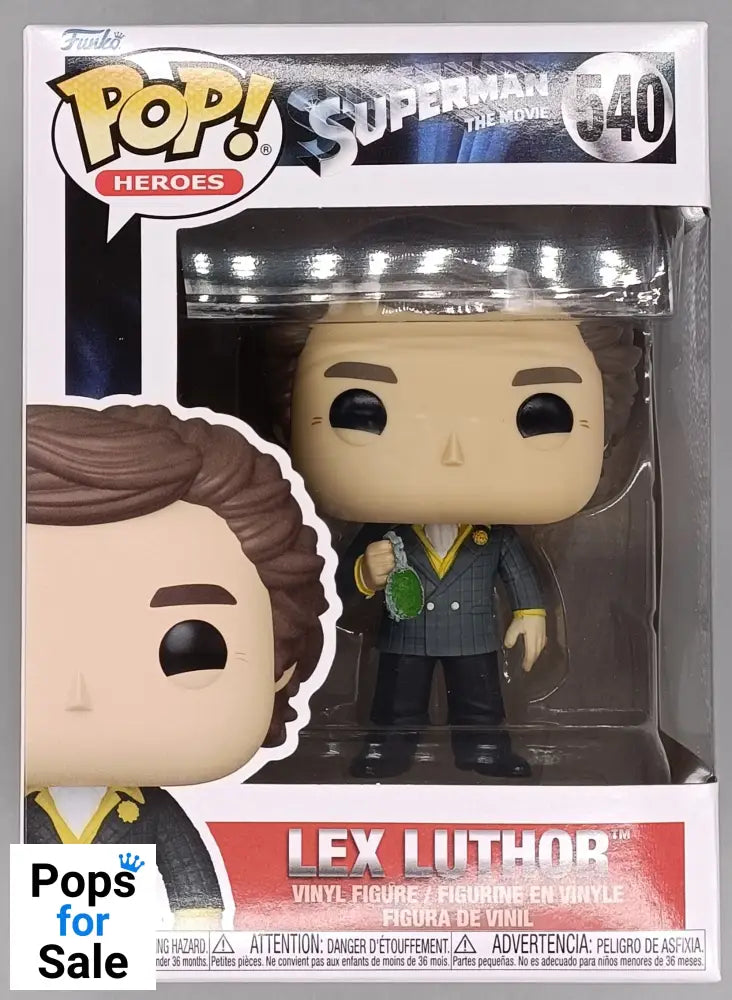 540 Lex Luthor - DC Superman (1978) Funko POP - Brand New