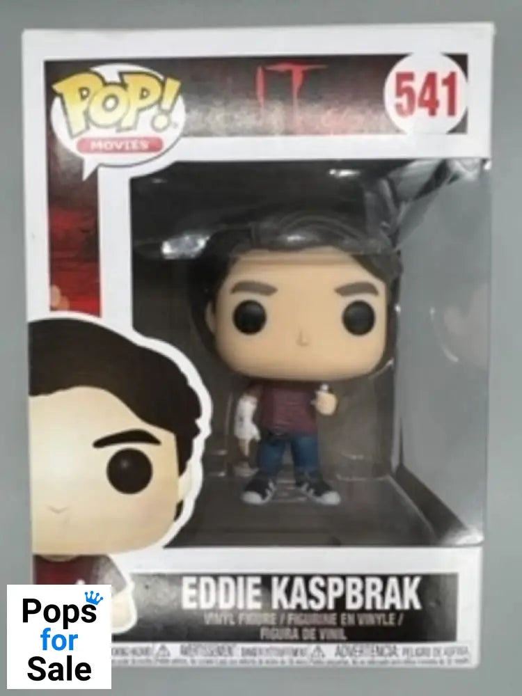 #541 Eddie Kaspbrak - Horror - IT 2017 - Box Damaged Funko POP