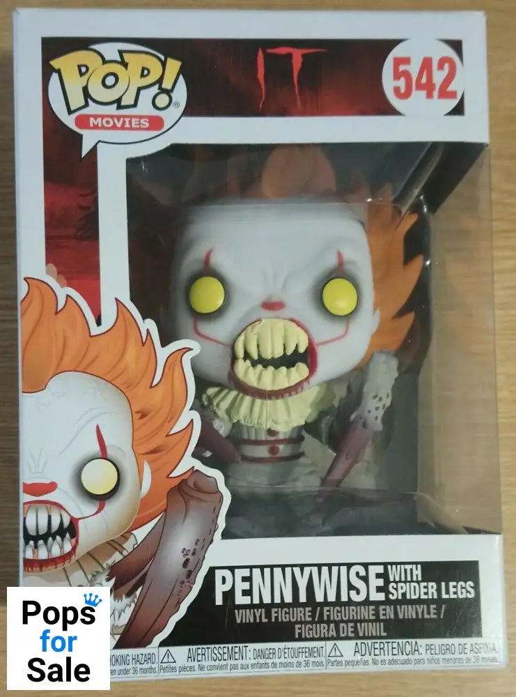 542 Pennywise (with Spider Legs) - Horror - IT Funko POP