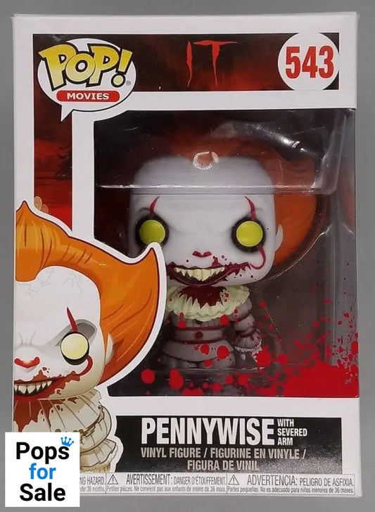 543 Pennywise (with Severed Arm) - IT - Horror - Funko POP - Box Damaged