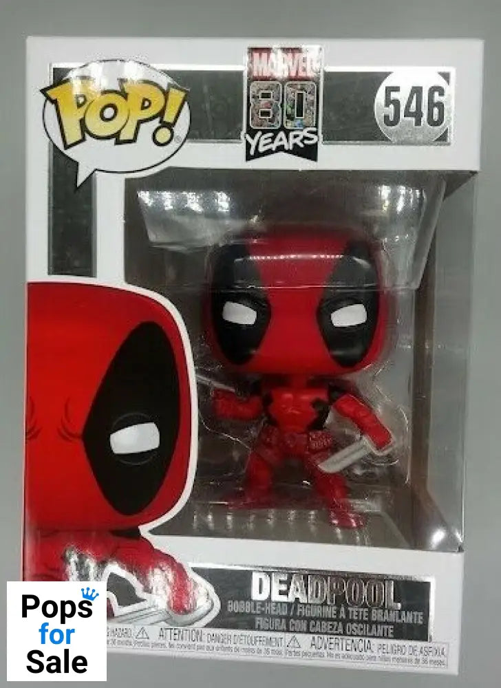 #546 Deadpool (First Appearance) Marvel 80 Years Funko POP