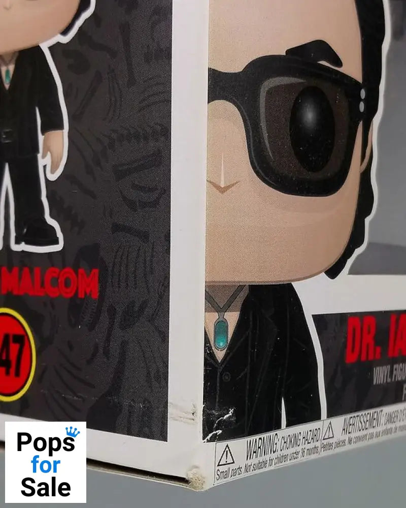 547 Dr. Ian Malcolm - Jurassic Park - Box Damaged Funko POP