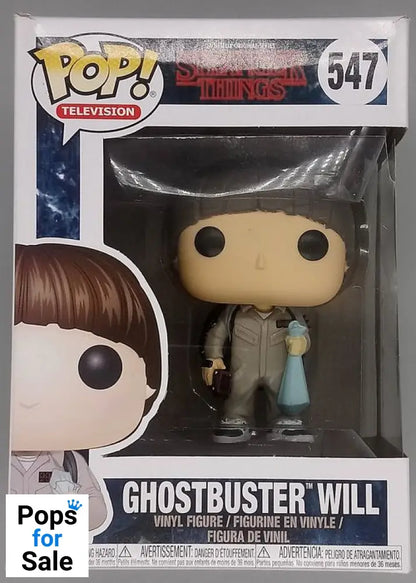 547 Ghostbuster Will - Stranger Things - Funko POP - Box Damaged