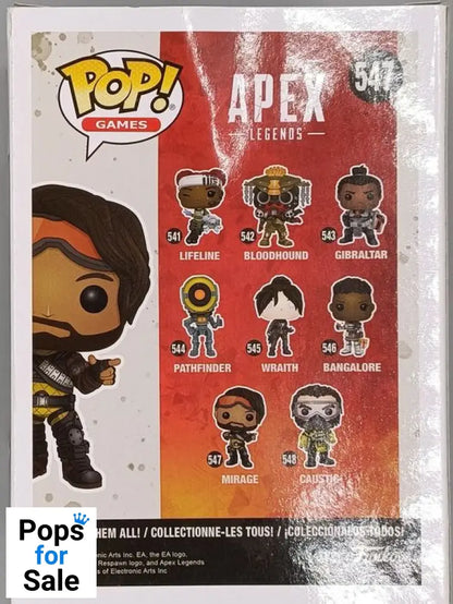 547 Mirage (Decoy) - Translucent Apex Legends - Box Damaged Funko POP