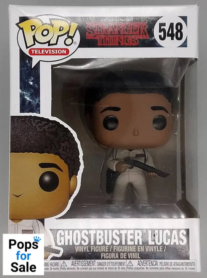 #548 Ghostbuster Lucas - Stranger Things - Box Damaged Funko POP