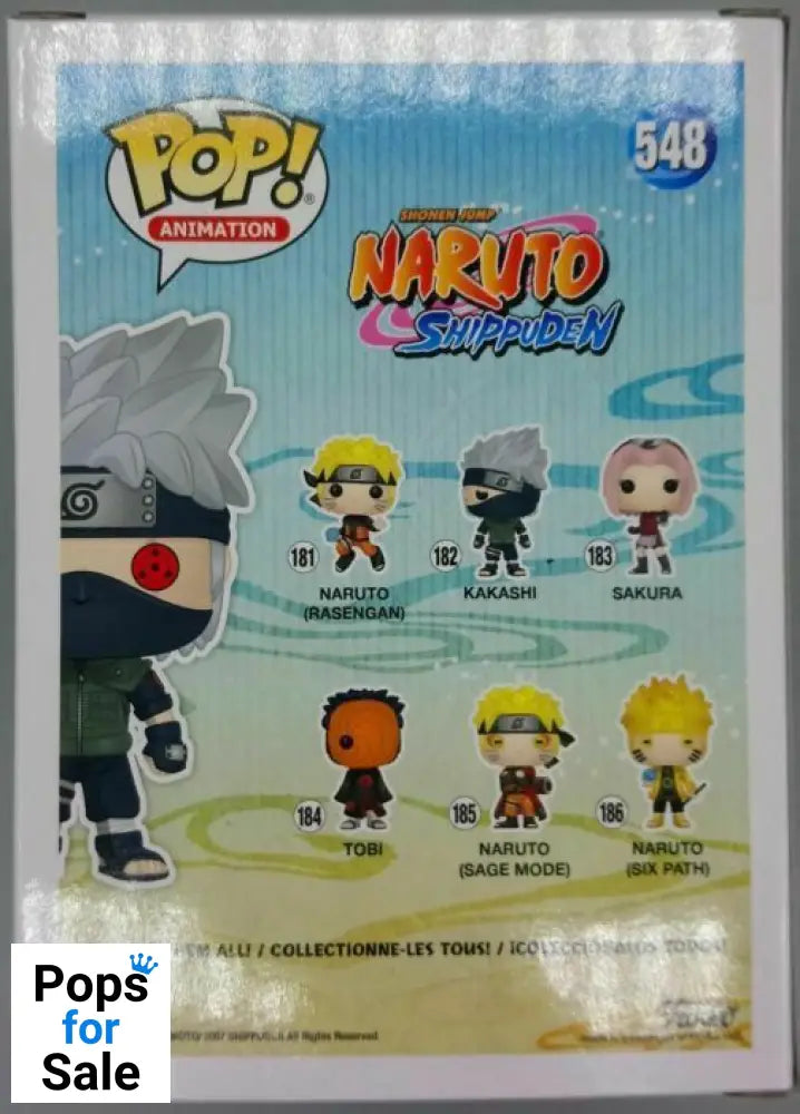 #548 Kakashi (Lightning Blade) - Pop Animation - Naruto Ship Funko POP