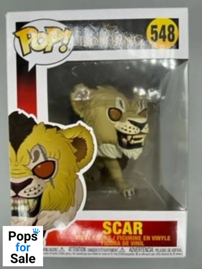 548 Scar - Disney The Lion King - Box Damaged Funko POP