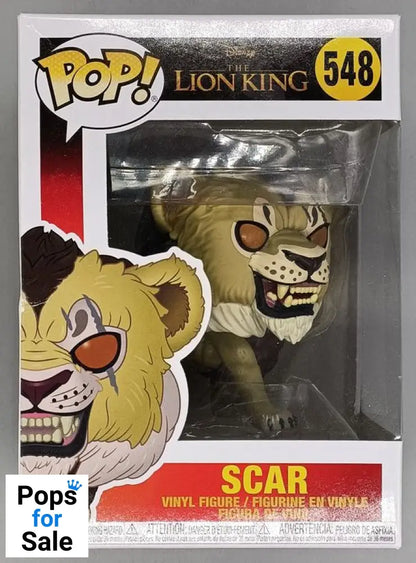 548 Scar - Flocked - Disney The Lion King - Box Damaged Funko POP