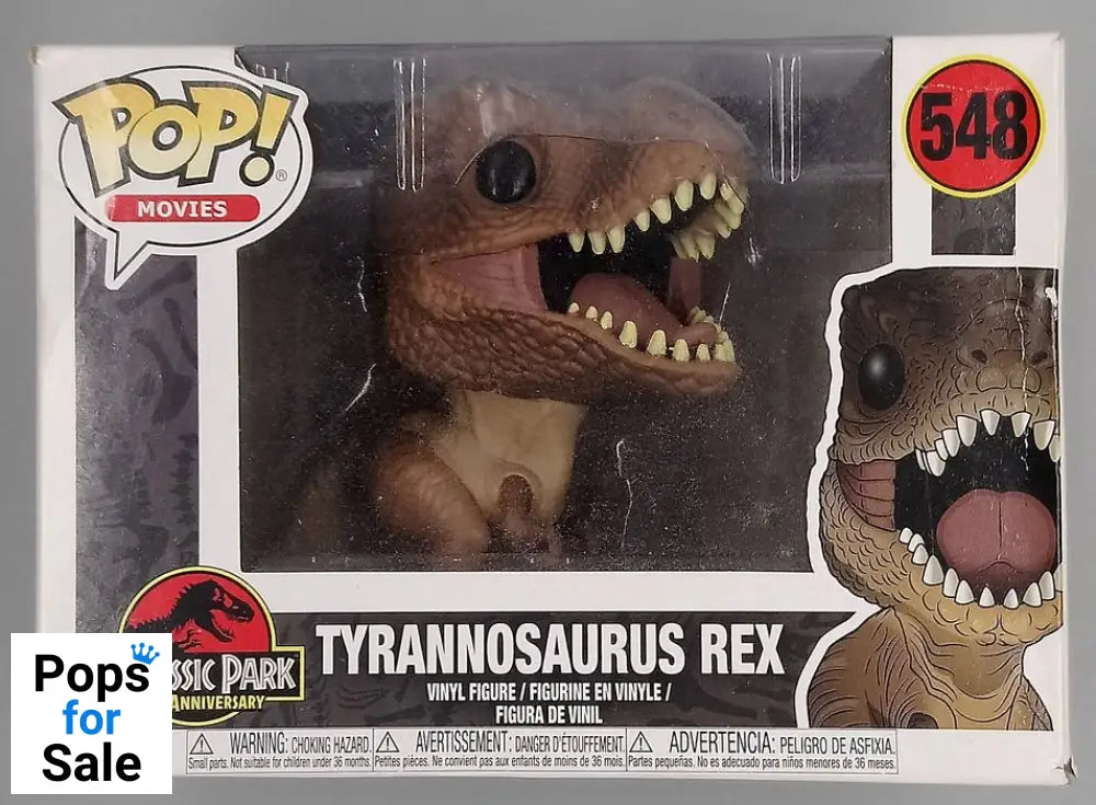 #548 Tyrannosaurus Rex - Jurassic Park - Box Damaged Funko POP