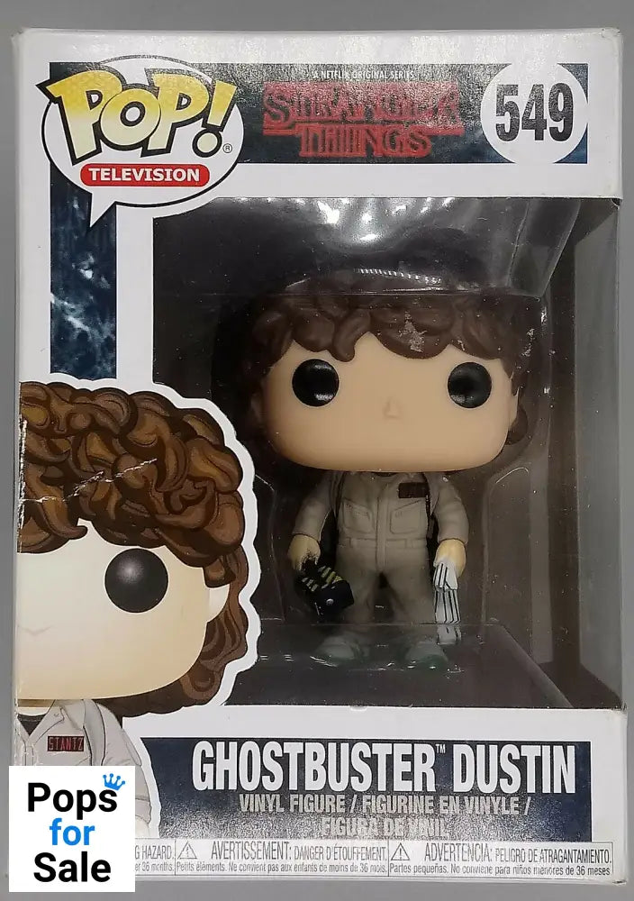 549 Ghostbuster Dustin - Stranger Things - Box Damaged Funko POP