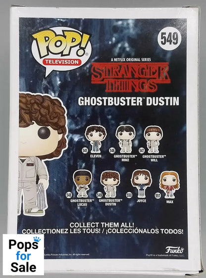 549 Ghostbuster Dustin - Stranger Things - Box Damaged Funko POP