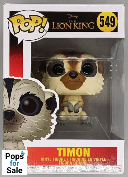 549 Timon - Disney The Lion King (Live Action Funko POP - Damaged Box
