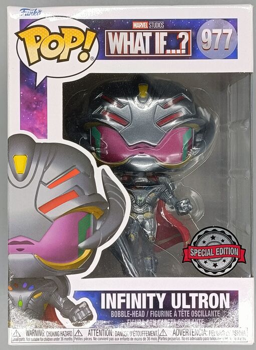 977 Infinity Ultron (w/ Weapon) Marvel What if...?  - Box Damaged Funko POP