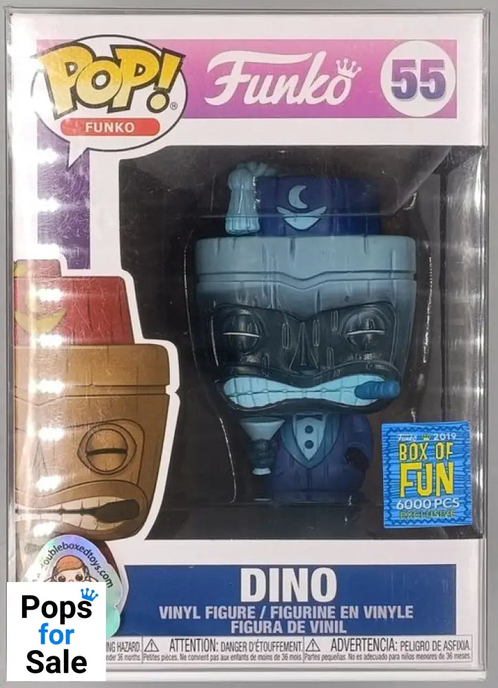 #55 Dino (Blue) - Funko (Originals) Day of Fun - 6-000pc LE Funko POP