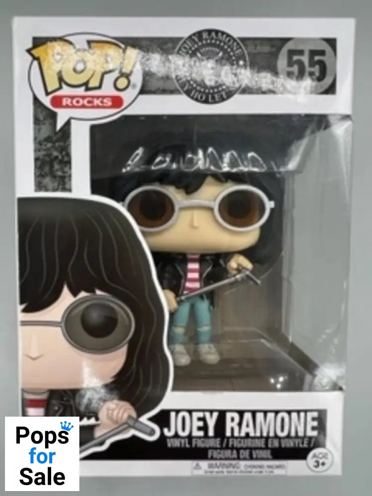 #55 Joey Ramone - Rocks - Ramones - Box Damaged Funko POP