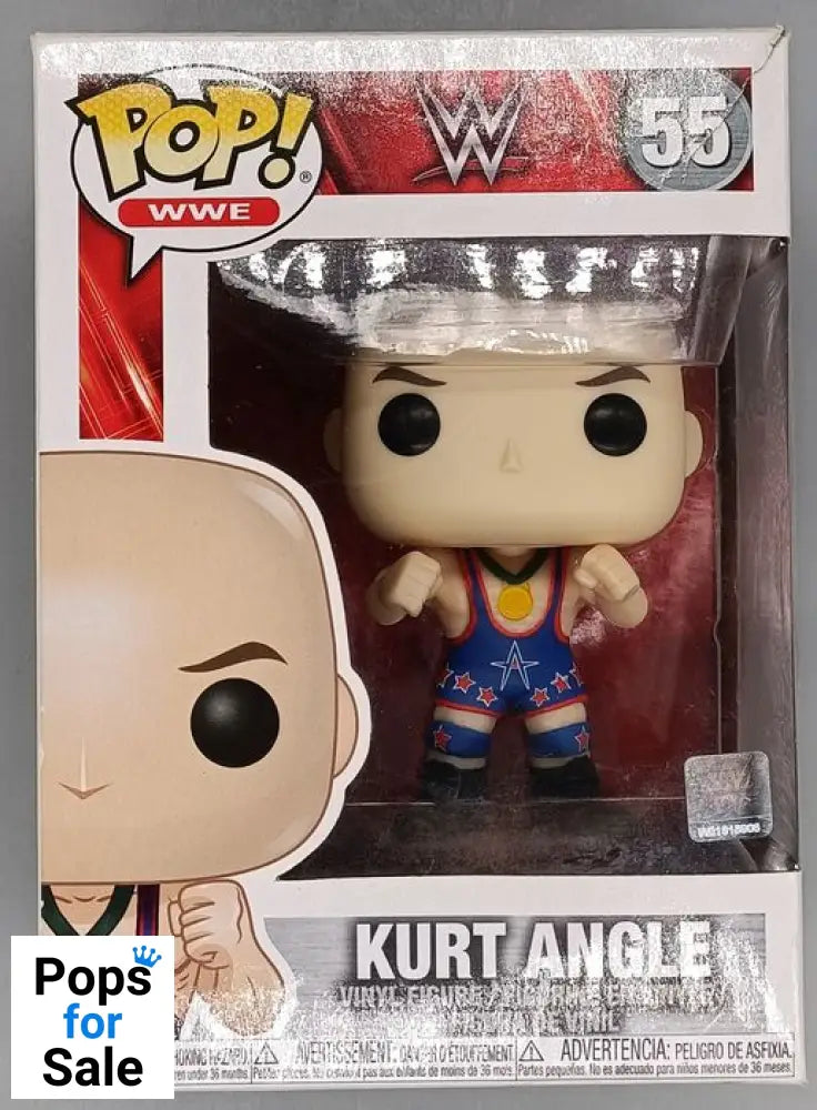 #55 Kurt Angle - WWE - Box Damaged Funko POP