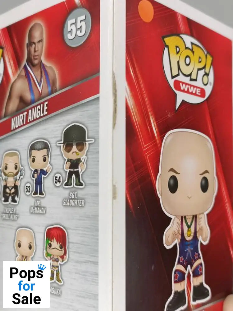 #55 Kurt Angle - WWE - Box Damaged Funko POP