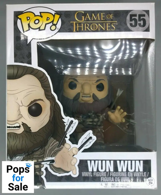 #55 Wun Wun - 6 Inch - Game of Thrones - Box Damaged Funko POP