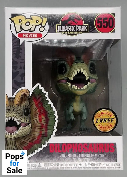 #550 Dilophosaurus (Frill Closed) Chase - Jurassic P Box Damaged Funko POP