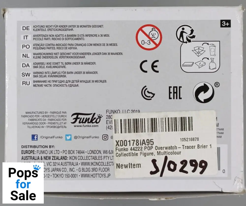 550 Tracer - Overwatch - Funko POP - Box Damaged