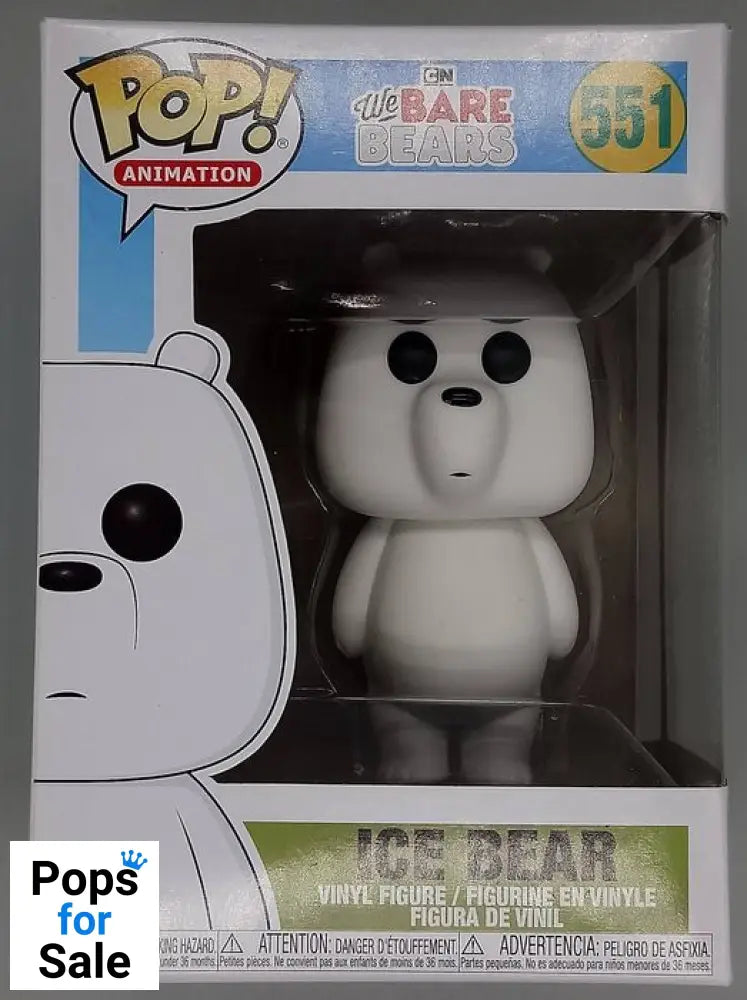 #551 Ice Bear - We Bare Bears - Box Damaged Funko POP