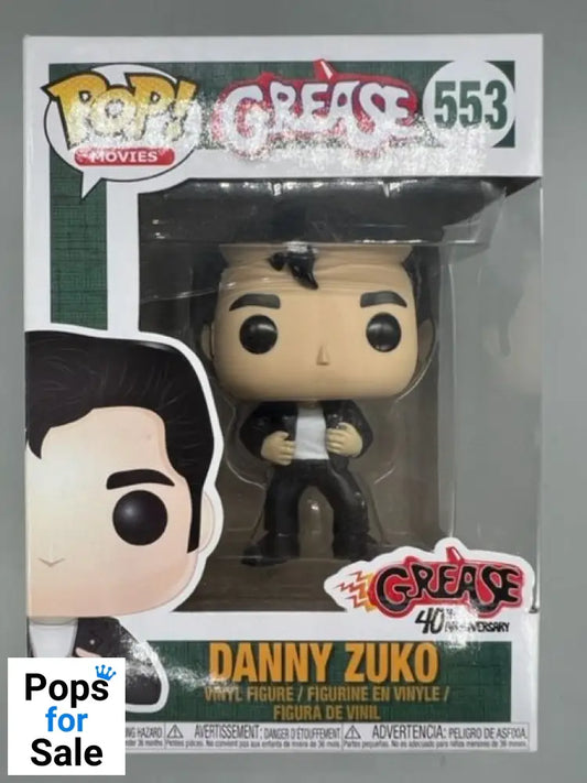 #553 Danny Zuko - Grease 40th Anniversary - Box Damaged Funko POP